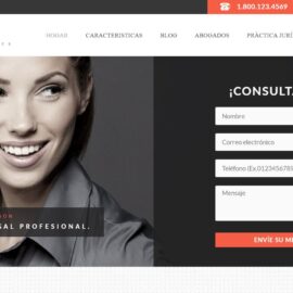 Ejemplo diseño web abogados