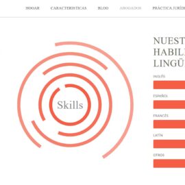 Ejemplo diseño web abogados