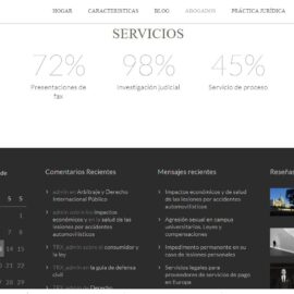 Ejemplo diseño web abogados