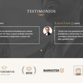 Ejemplo diseño web abogados